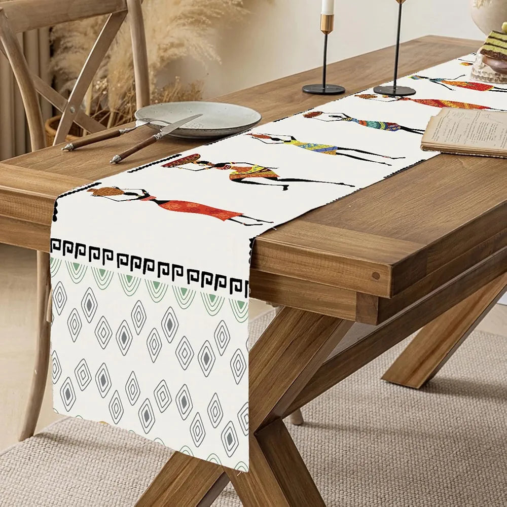 Ishro Home Premium Table Runner – Soft European-Standard Fabric, Elegant Soft Feel, Machine Washable, Timeless Design |
